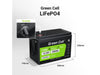 EAN 5904326373884 - Green Cell akumulator LiFePO4 200Ah 12.8V 2560Wh Litowo-¯elazowo-Fosforanowy do Kampera, Paneli solarnych imagen 2
