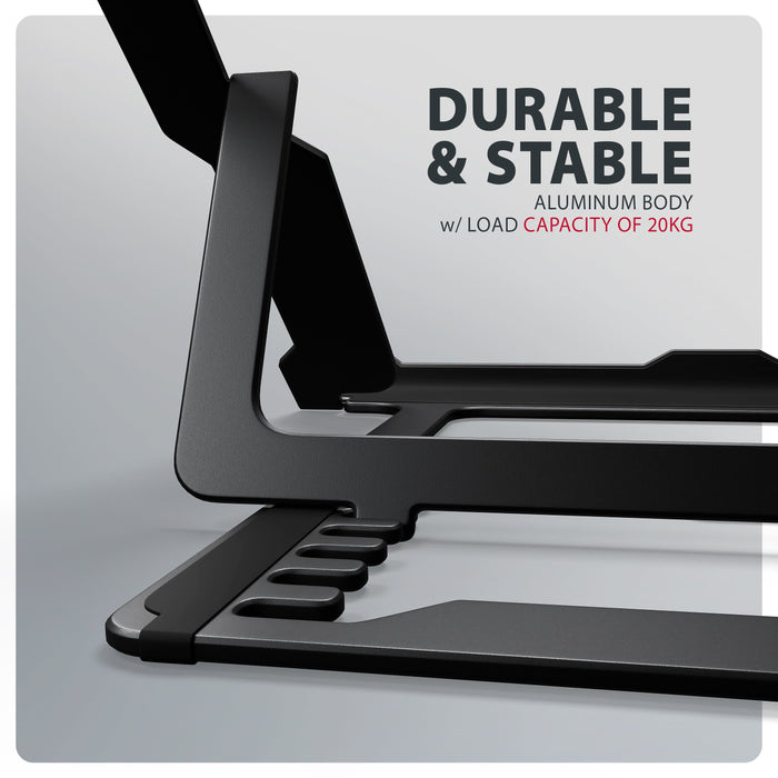 EAN 8595247909220 - Axagon STND-LAB Laptop-Ständer, höhenverstellbar, faltbar, Aluminium Soporte para ordenador portátil y ta imagen 8