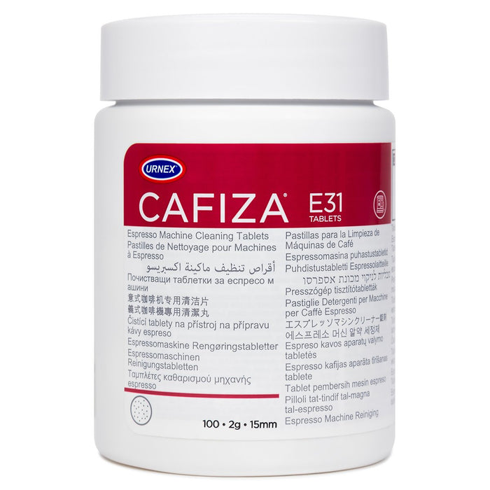 EAN 0754631600145 - Urnex Cafiza E31 Tableta de limpieza imagen 1