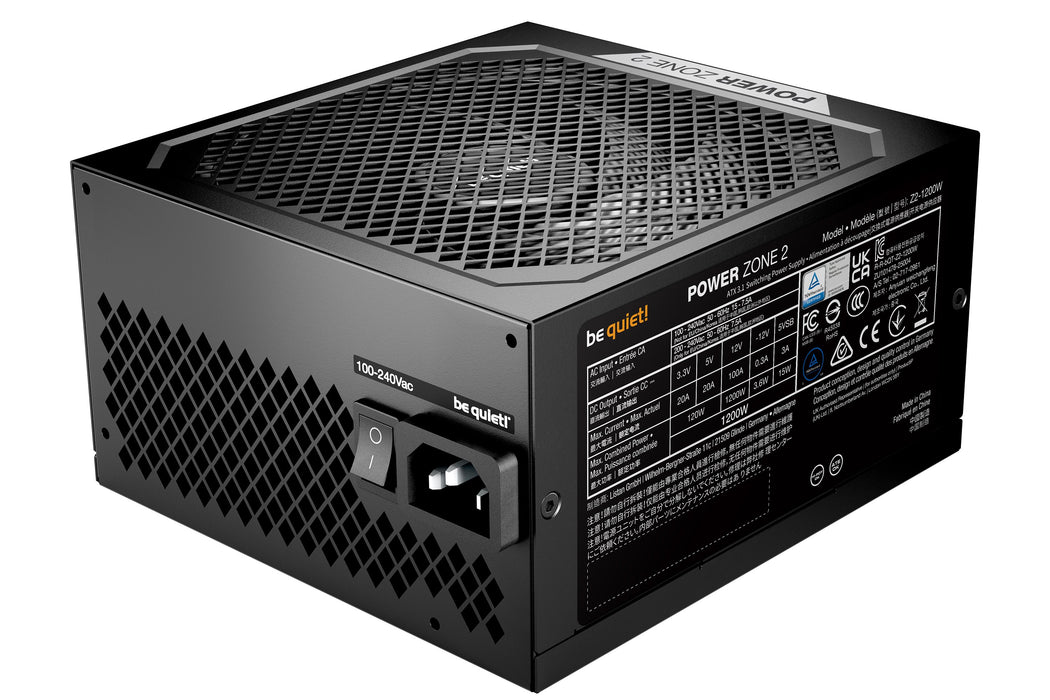 EAN 4260052193563 - be quiet! POWER ZONE 2 | 1200 W unidad de fuente de alimentación 20+4 pin ATX ATX Negro imagen 3