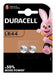 EAN 5000394504424 - Duracell LR44 Batería de un solo uso Alcalino imagen 1