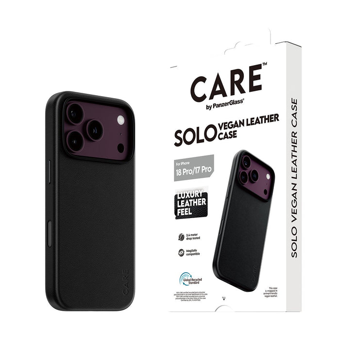 EAN 5715685044410 - PanzerGlass CARE™ by ® Solo Vegan Leather Case Black w. MagSafe iPhone 2026 Pro | 17 Pro funda para teléf imagen 6