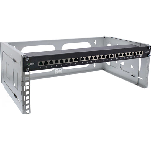 EAN 4043718284849 - InLine 19104C armario rack 4U Bastidor de pared Gris imagen 2