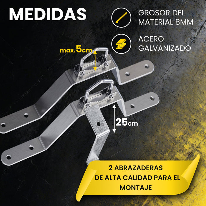 EAN 5902560367034 - Extralink K250 MAST MOUNT WITH U-BOLTS M8 imagen 9