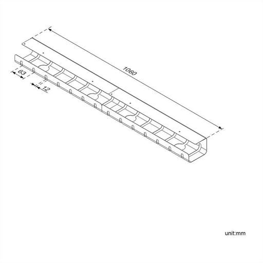 EAN 7611990160822 - ROLINE 17.03.1302 canaleta para cable Bandeja portacables recta Plata imagen 2