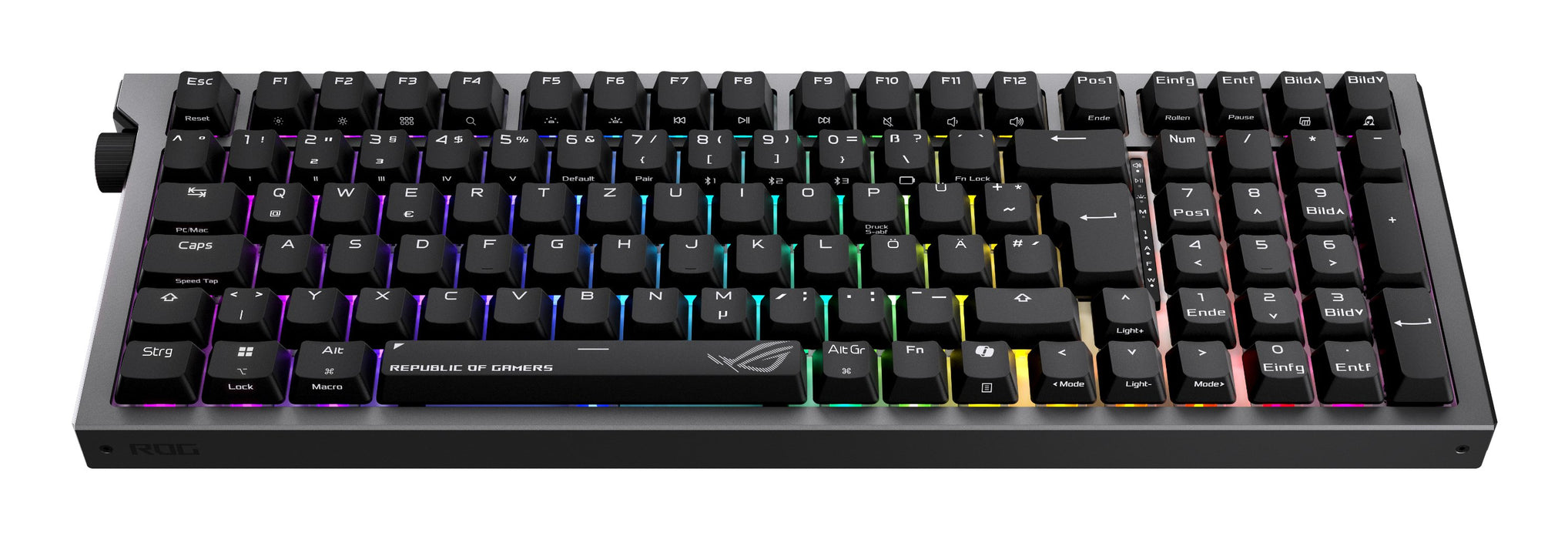 EAN 4711636325776 - ASUS ROG Strix Morph 96 Wireless teclado Juego USB + RF Wireless + Bluetooth QWERTZ Alemán Negro imagen 2