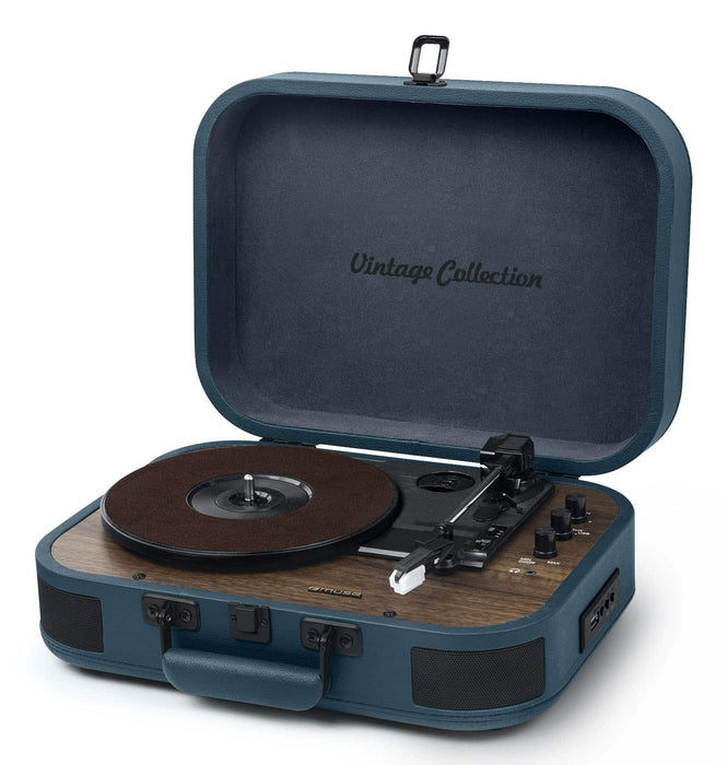 EAN 3700460209520 - Muse MT-201 OB tocadisco Tocadiscos de tracción directa Azul Automático imagen 1