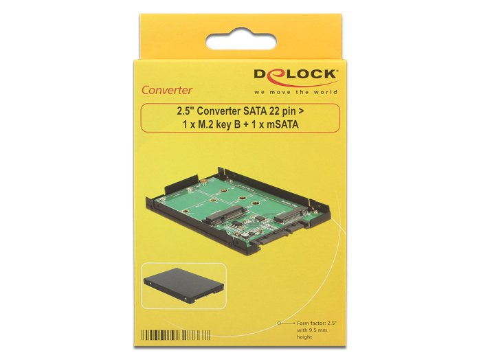 EAN 4043619628667 - DeLOCK 62866 tarjeta y adaptador de interfaz Interno M.2, mSATA imagen 7