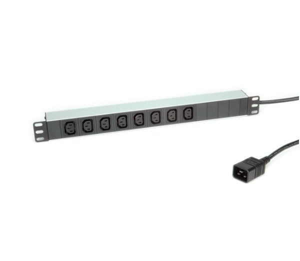 EAN 7630049610897 - ROLINE 19.07.1627 base múltiple 2 m 8 salidas AC Interior Aluminio imagen 1