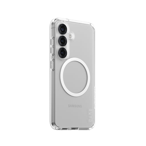 EAN 5715685017018 - PanzerGlass CARE™ by ® Urban Combat Case Transparent w. White Qi Compatible Samsung Galaxy S25 funda para imagen 1