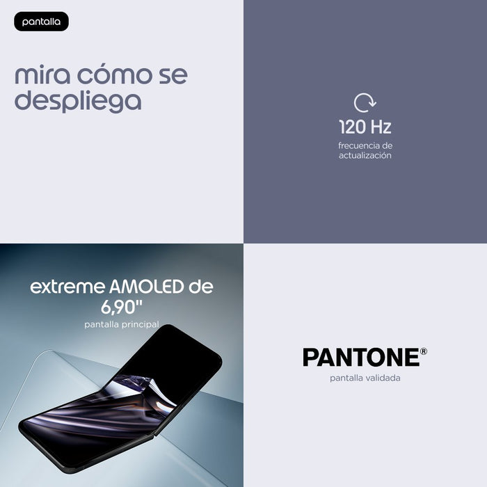EAN 840493636856 - Motorola razr 70 17,5 cm (6.9") SIM doble Android 16.0 5G USB Tipo C 8 GB 256 GB 4800 mAh Negro imagen 20