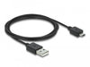 EAN 4043619642120 - DeLOCK 64212 adaptador de cable de vídeo 0,18 m HDMI tipo A (Estándar) USB Type-C + Micro-USB Negro imagen 1