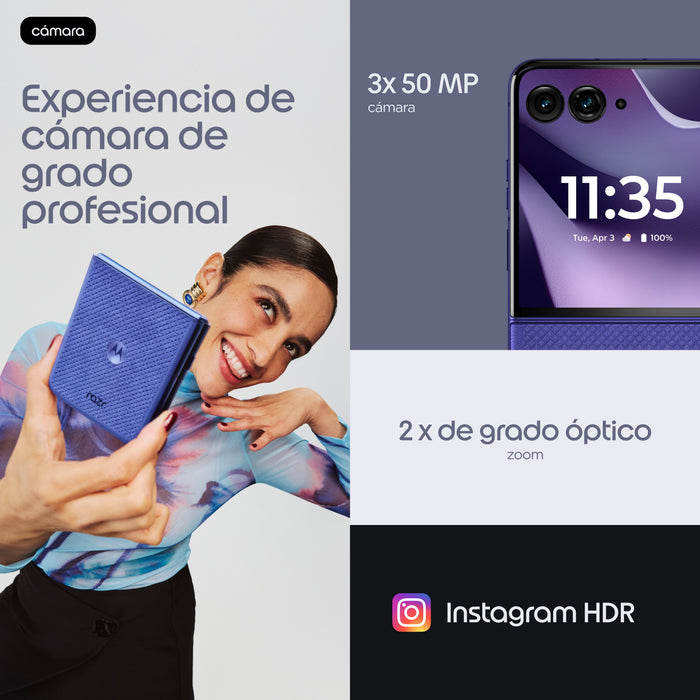 EAN 840493611792 - Motorola razr 70 ultra 17,7 cm (6.96") SIM doble Android 16.0 5G USB Tipo C 16 GB 512 GB 5000 mAh Violeta imagen 16