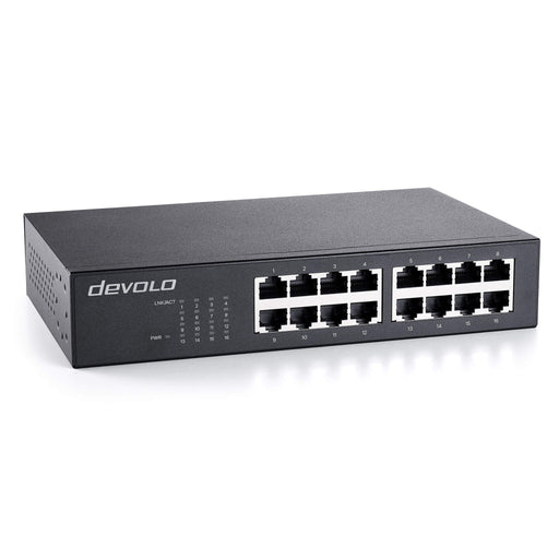 EAN 4250059672352 - Devolo 7235 switch No administrado Gigabit Ethernet (10/100/1000) 1U Negro imagen 1