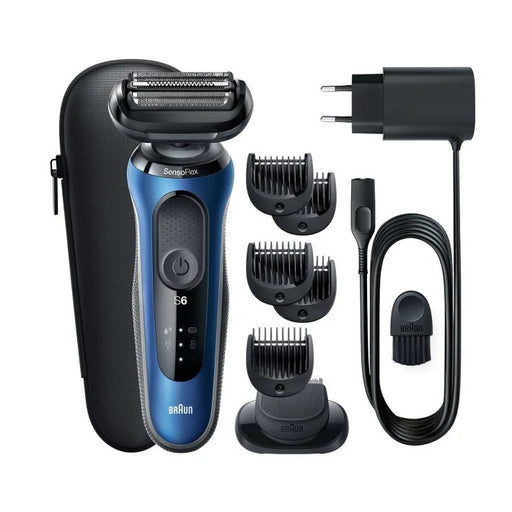 EAN 4210201433026 - Braun Series 6 61-B1500s Máquina de afeitar de láminas Recortadora Azul imagen 2