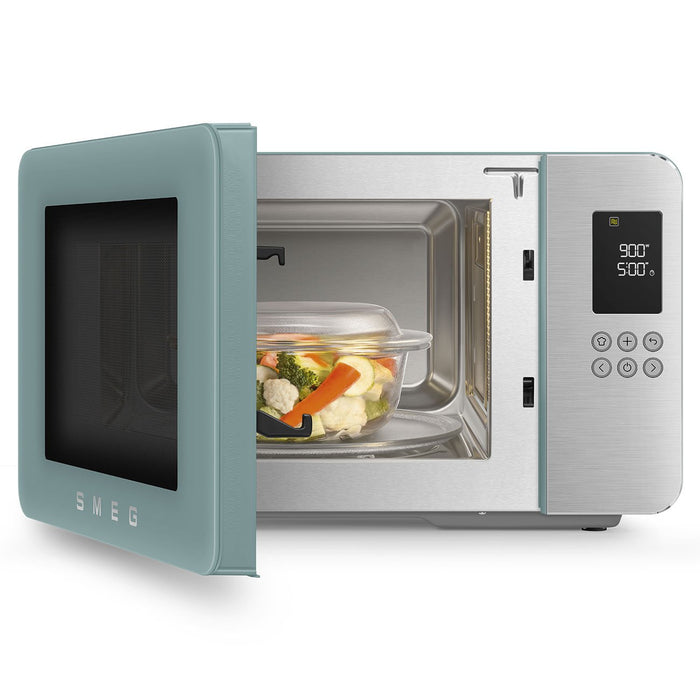 EAN 8017709356491 - Smeg MOC01EGMEU microondas Verde Microondas con grill Encimera 29 L 1450 W imagen 12