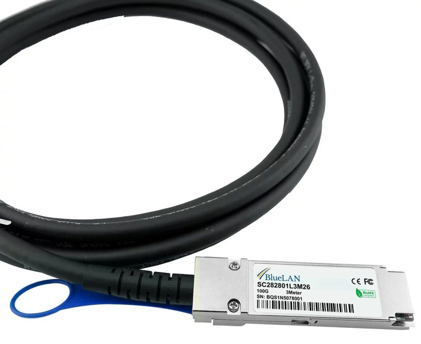 EAN 4063232101200 - BlueOptics QSFP28-DAC-1M-SS Cable de fibra óptica e InfiniBand Negro imagen 2