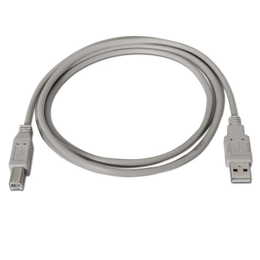 EAN 8436574700008 - AISENS A101-0001 cable USB USB 2.0 1 m USB A USB B Beige imagen 2