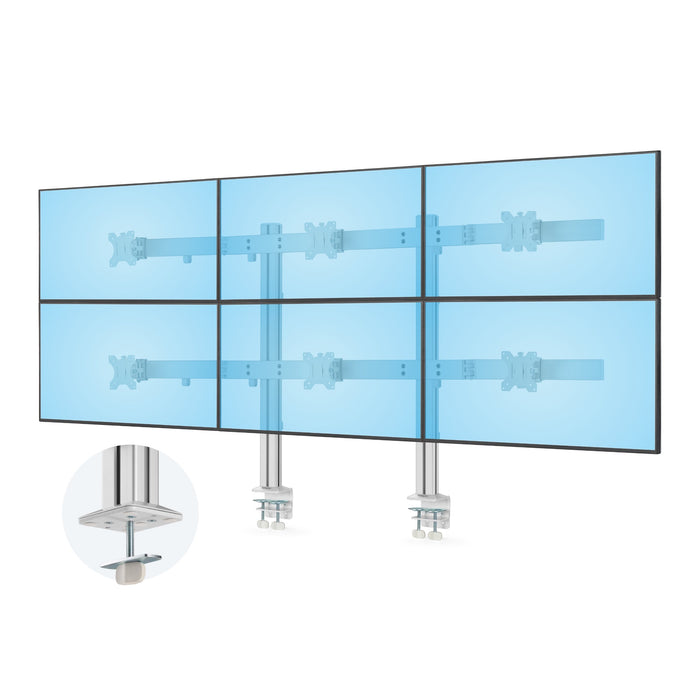 EAN 65030895323 - StarTech.com 6-MONITOR-ARM-A soporte para monitor 81,3 cm (32") Escritorio Blanco imagen 19