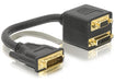 EAN 4043619650521 - DeLOCK Adapter DVI29 male to DVI29 + VGA female 0,2 m DVI DVI + VGA (D-Sub) Negro imagen 1