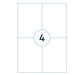EAN 5715063362440 - Capture A4LABEL-105X148 etiqueta de impresora imagen 1