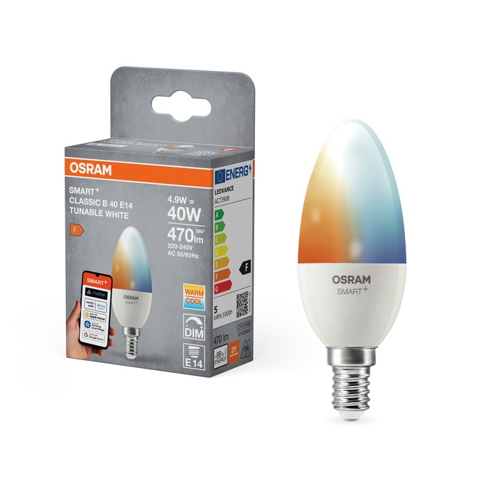 EAN 4099854529924 - Osram SMART+ lámpara LED Blanco 6500 K 4,9 W E14 F imagen 9