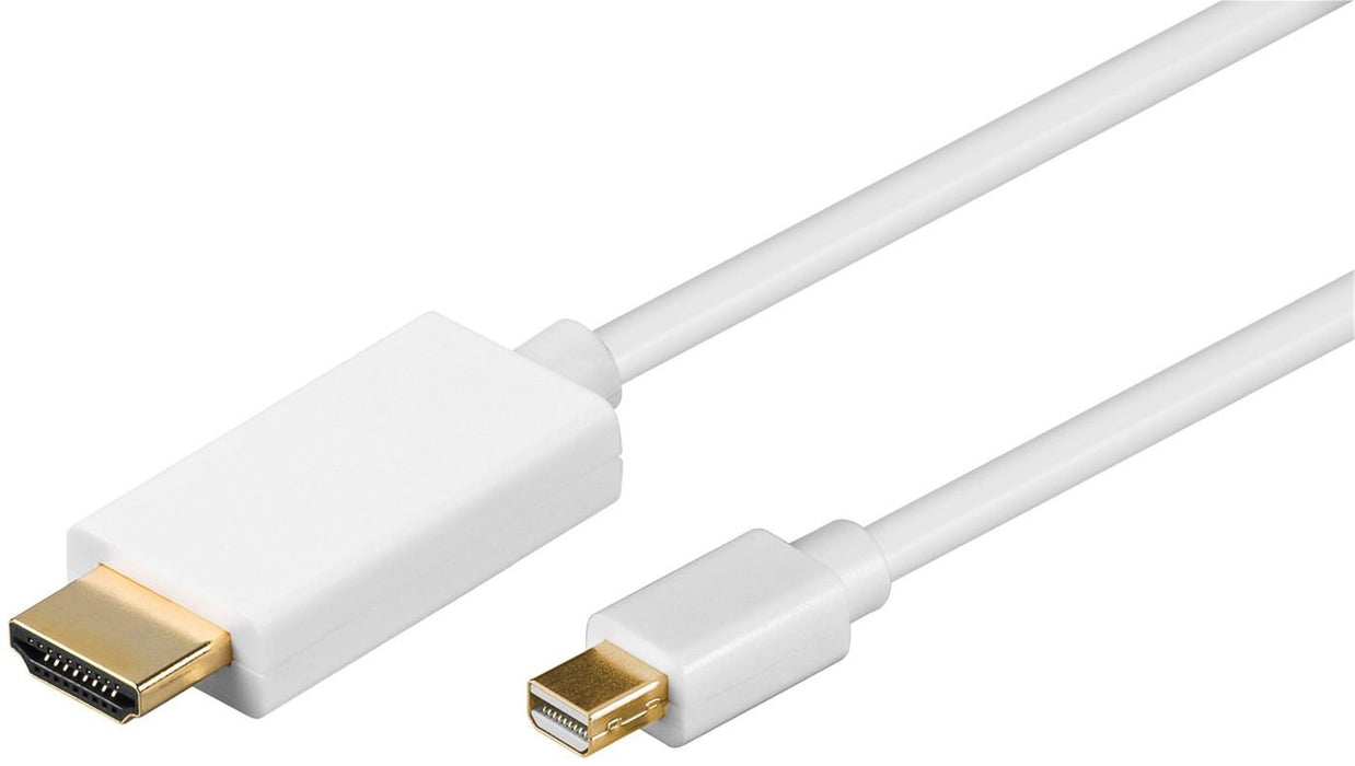 EAN 5711045061370 - Microconnect MDPHDMI1 adaptador de cable de vídeo 1 m HDMI tipo A (Estándar) Mini DisplayPort Blanco imagen 1
