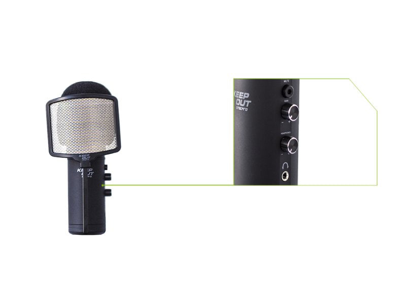 EAN 8435099525172 - KeepOut XMICPRO micrófono Negro Micrófono para PC imagen 6