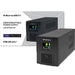EAN 5901878537702 - Qoltec 53770 sistema de alimentación ininterrumpida (UPS) Línea interactiva 1,5 kVA 900 W 2 salidas AC imagen 8