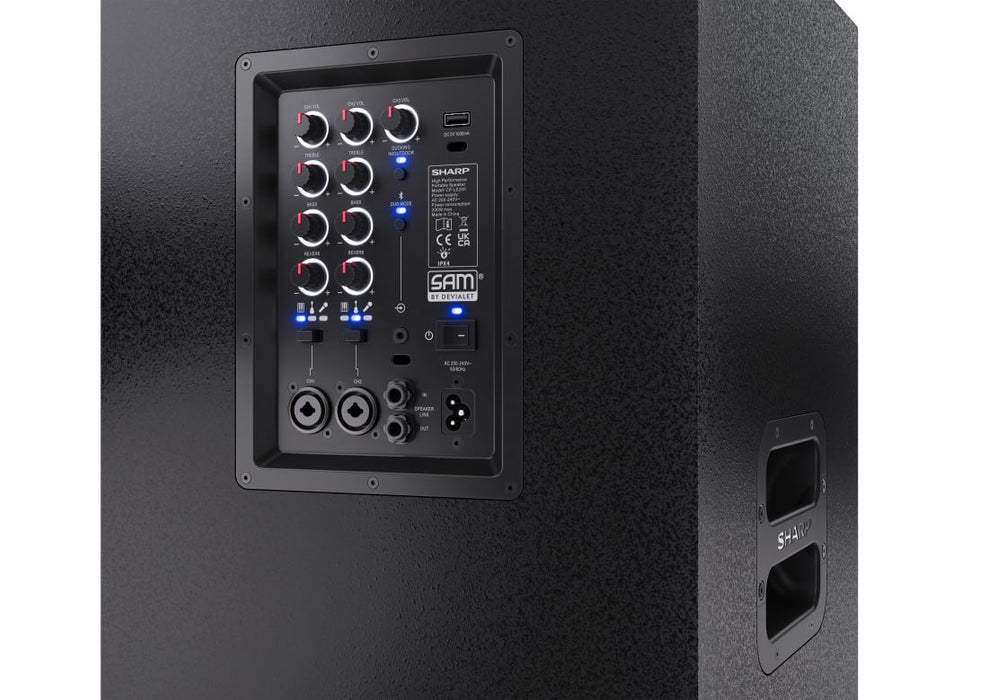 EAN 4974019216546 - Sharp CP-LS200 altavoz portátil o de fiesta Altavoz para fiestas Negro 200 W imagen 8