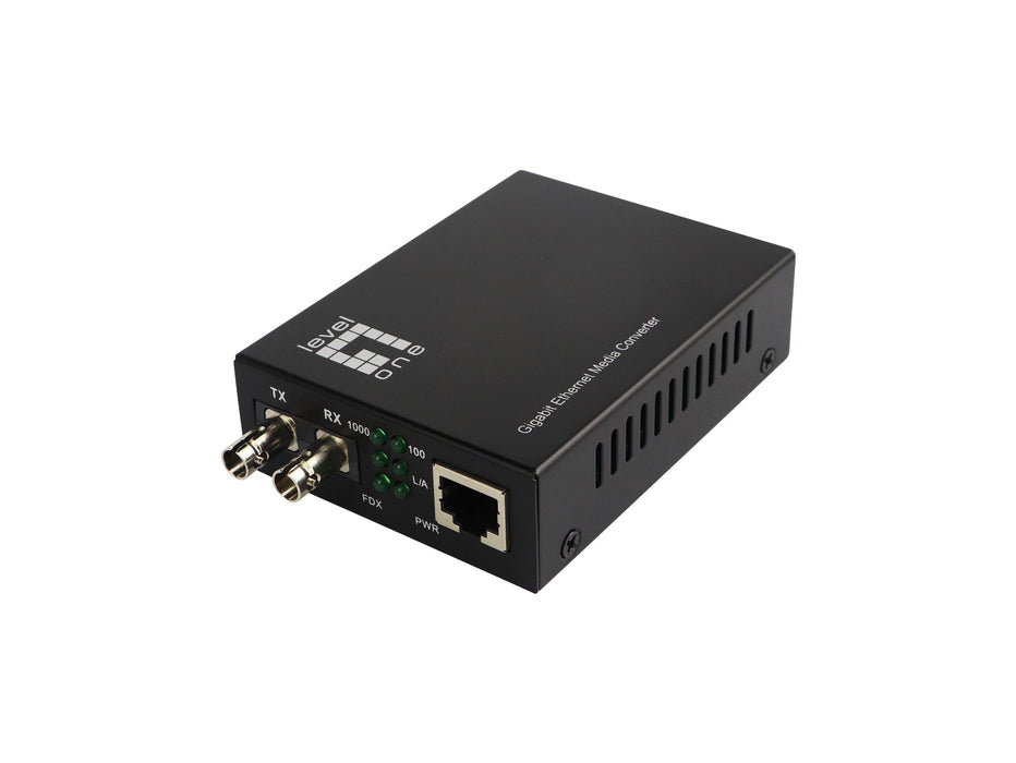 EAN 4015867231234 - LevelOne GVT-2003 convertidor de medio 1000 Mbit/s 1310 nm Monomodo Negro imagen 1