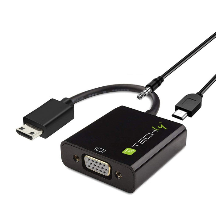 EAN 8057685302921 - Techly IDATA HDMI-VGA4 adaptador de cable de vídeo VGA (D-Sub) HDMI Type C (Mini) Negro imagen 1