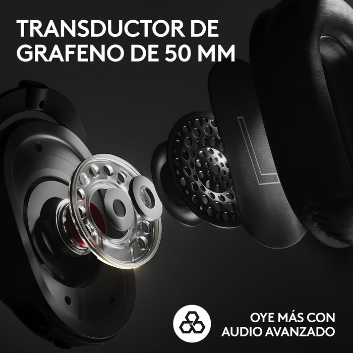 EAN 5099206109056 - Logitech G 981-001263 auricular y casco Auriculares Inalámbrico Diadema Juego Bluetooth Negro imagen 8