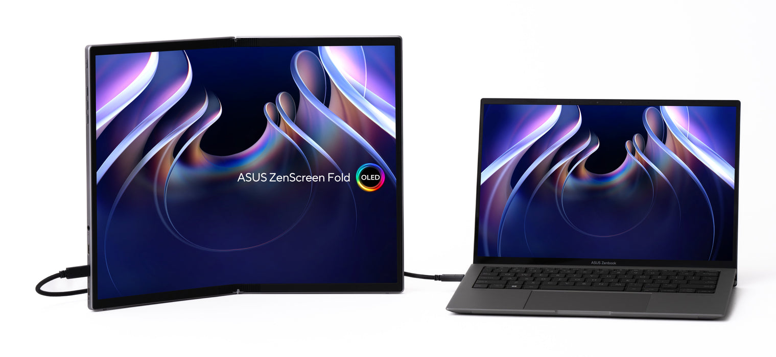 EAN 4711387447307 - ASUS ZenScreen Fold OLED MQ17QH pantalla para PC 43,9 cm (17.3") 2560 x 1920 Pixeles Quad HD Plata imagen 2