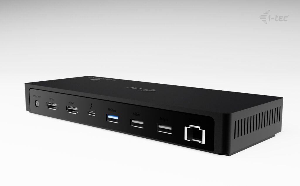 EAN 8595611707438 - i-tec TB4TRIPLEDOCKPDUK base para portátil y replicador de puertos Alámbrico Negro imagen 3