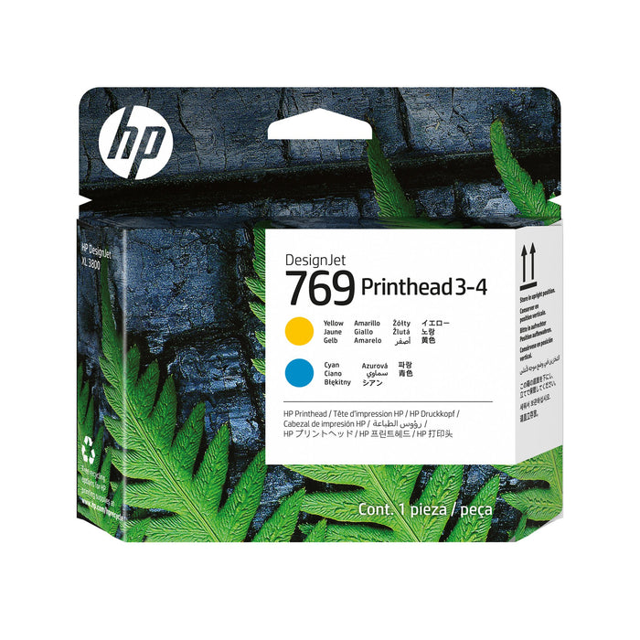 EAN 0197192560464 - HP 769 Yellow Cyan 3-4 DesignJet Printhead cabeza de impresora Inyección de tinta térmica imagen 1