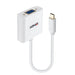 EAN 4002888434379 - Lindy 43437 adaptador de cable de vídeo 0,1 m USB Tipo C VGA (D-Sub) Blanco imagen 1