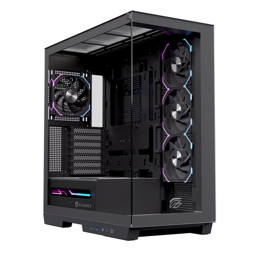 EAN 6977277360479 - Einarex EXCS-ZE-10KR-B carcasa de ordenador Midi Tower Negro imagen 1