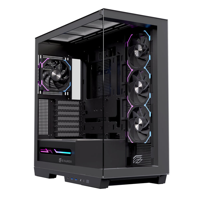 EAN 6977277360479 - Einarex EXCS-ZE-10KR-B carcasa de ordenador Midi Tower Negro imagen 1