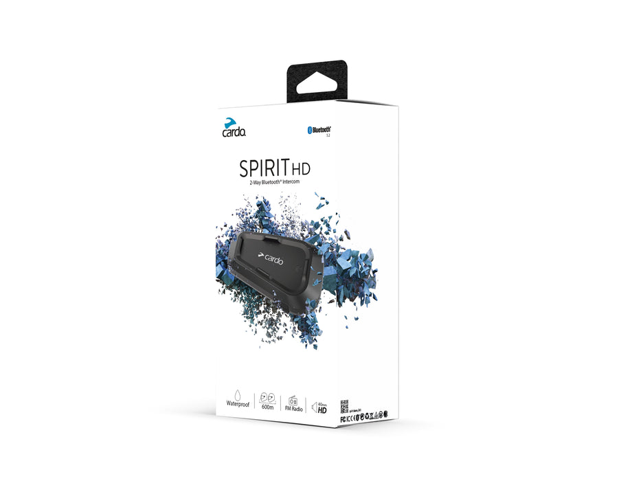 EAN 828831843333 - Cardo Spirit HD intercomunicador para motocicletas 2 canales 600 m Negro imagen 1
