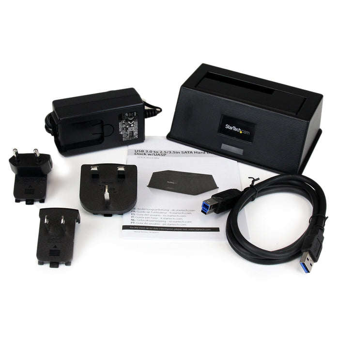 EAN 0065030855303 - StarTech.com SDOCKU33BV base de conexión para disco duro USB 3.2 Gen 1 (3.1 Gen 1) Type-B imagen 5