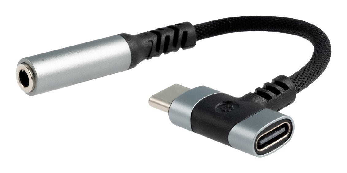 EAN 8433281017436 - Nanocable 10.24.1207 cambiador de género para cable USB-C + USB-C 3.5 mm Negro imagen 1