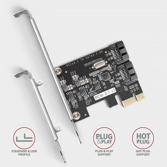 EAN 8595247907745 - Axagon PCES-SJ2 tarjeta y adaptador de interfaz Interno SATA imagen 3