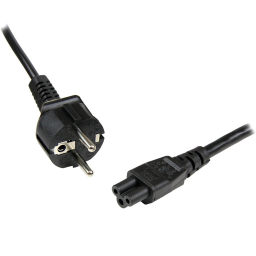EAN 0065030858601 - StarTech.com PXTNB3SEU1M cable de transmisión Negro CEE7/7 C5 acoplador imagen 1