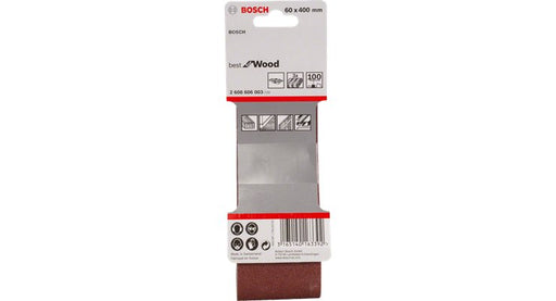 EAN 3165140163699 - Bosch 2 608 606 033 accesorio para lijadora 3 pieza(s) Banda de lijado imagen 2