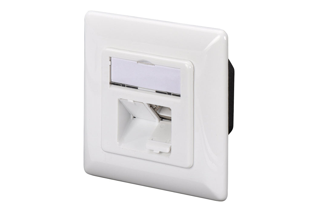 EAN 4016032320203 - Digitus DN-9007-S-1 toma de corriente 2 x RJ-45 Blanco imagen 1