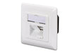 EAN 4016032320203 - Digitus DN-9007-S-1 toma de corriente 2 x RJ-45 Blanco imagen 1