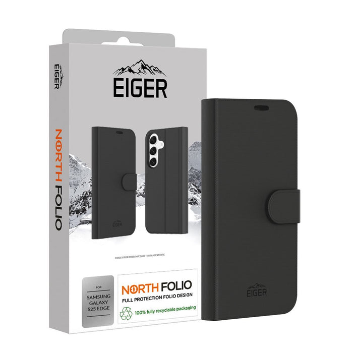 EAN 5055821781831 - EIGER EGCA00761 funda para teléfono móvil 17 cm (6.7") Funda cartera Negro imagen 2