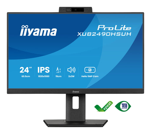 EAN 4948570125517 - iiyama XUB2490HSUH-B2 pantalla para PC 60,5 cm (23.8") 1920 x 1080 Pixeles Full HD LED Negro imagen 2