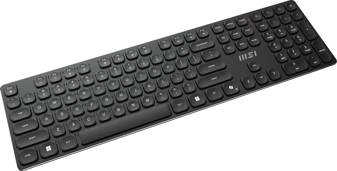 EAN 4711377367042 - MSI FORGE K210 WIRELESS COMBO teclado Ratón incluido Hogar / Oficina USB QWERTY Inglés de EE. UU. Negro imagen 11